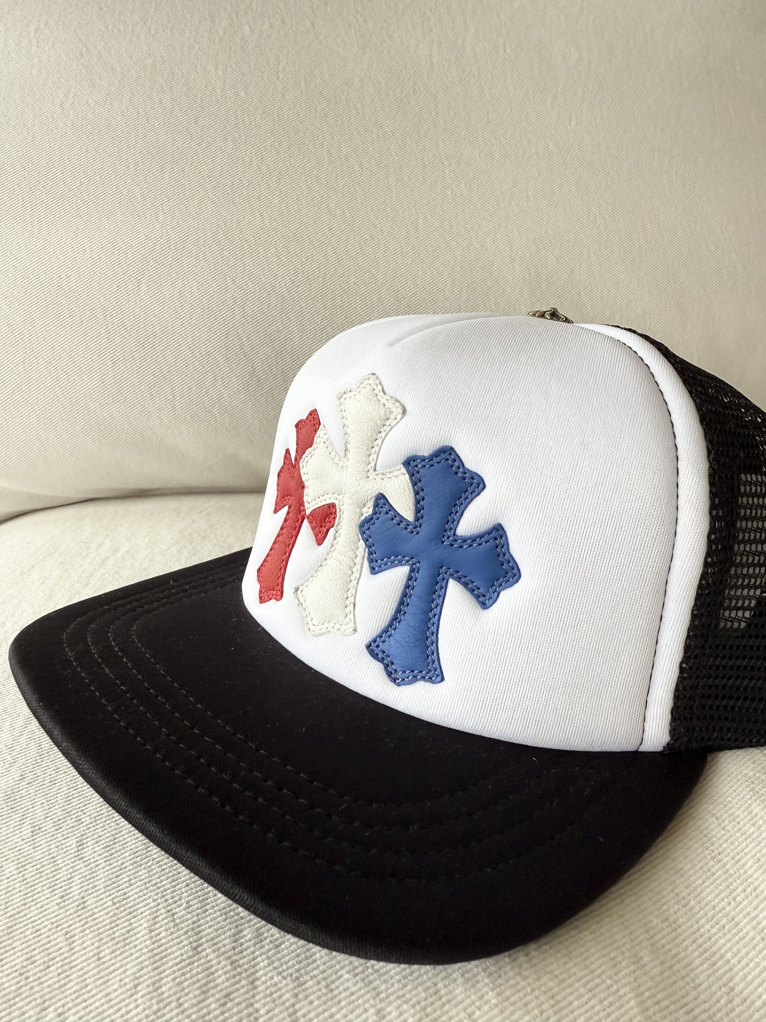 Chrome Hearts CHROME HEARTS CEMETERY 4TH OF JULY HAT RED WHITE BLUE Size ONE SIZE - 10 Thumbnail