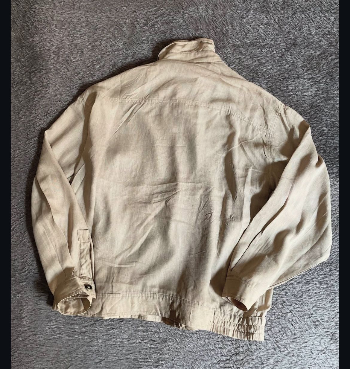 Yves Saint Laurent 1990s Yves Saint Laurent YSL Linen Jacket Size US L / EU 52-54 / 3 - 6 Thumbnail