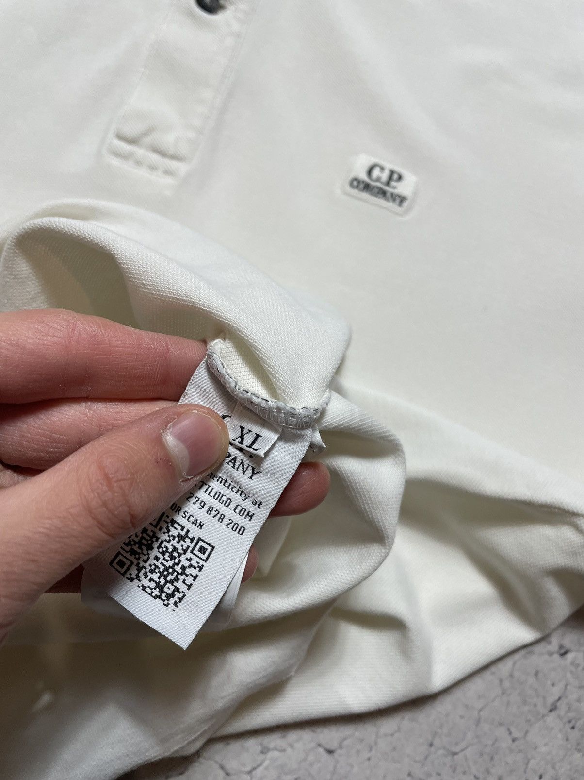 C.P. Company Vintage Polo Shirt C.P Company White Casual Size US XL / EU 56 / 4 - 9 Thumbnail
