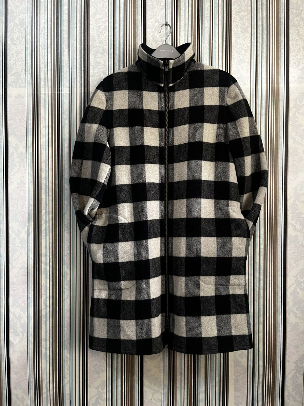 Ralph Lauren 2000s RL tartan two tone long coats #H4 Size US M / EU 48-50 / 2 - 1 Thumbnail