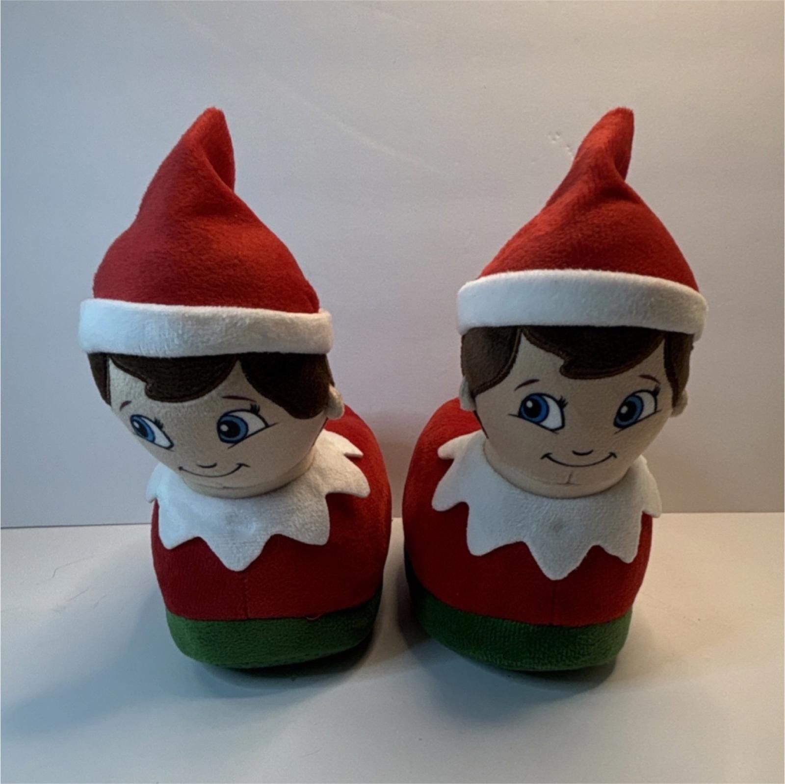 Other Elf on the Shelf Kids Christmas Slippers Red Green Size 7/8 Size US 7.5 / EU 40-41 - 1 Thumbnail
