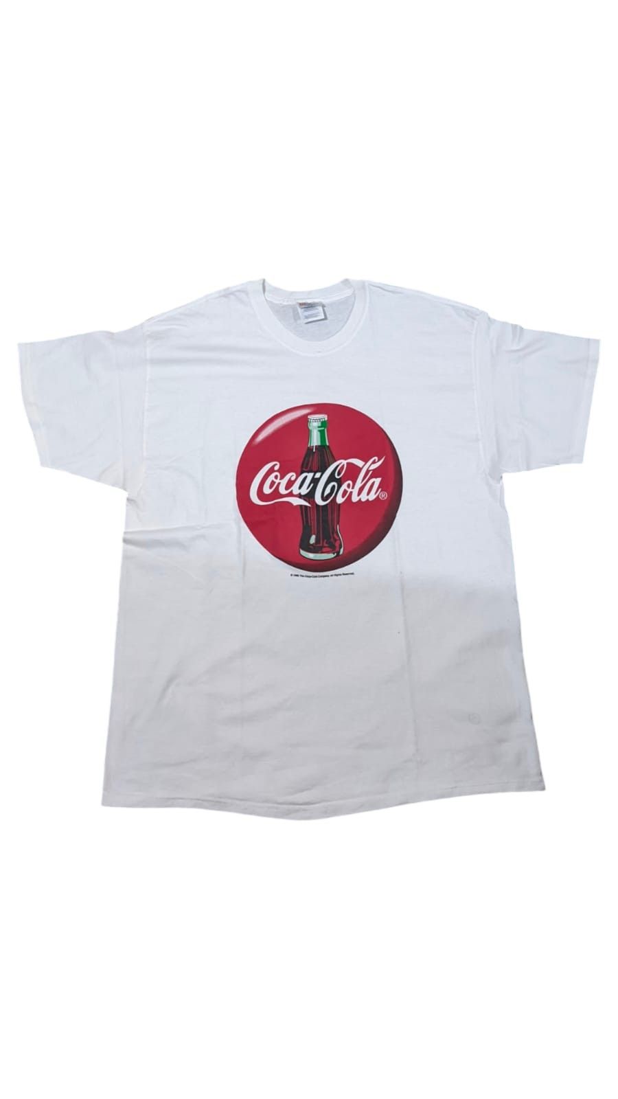 Vintage Vintage Coca Cola Logo RARE TEE 1998 Size US XL / EU 56 / 4 - 2 Thumbnail