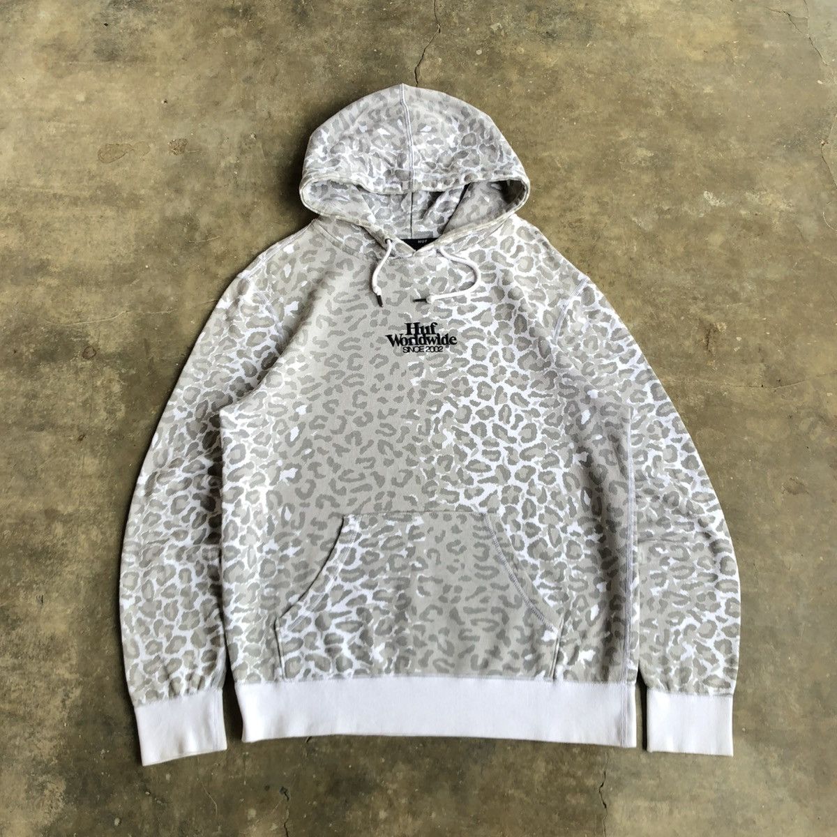 トップス rare TORNADO MART White Leopard Hoodie If Six Was Nine × Japanese Brand × Tornado Mart 2000's Tornado