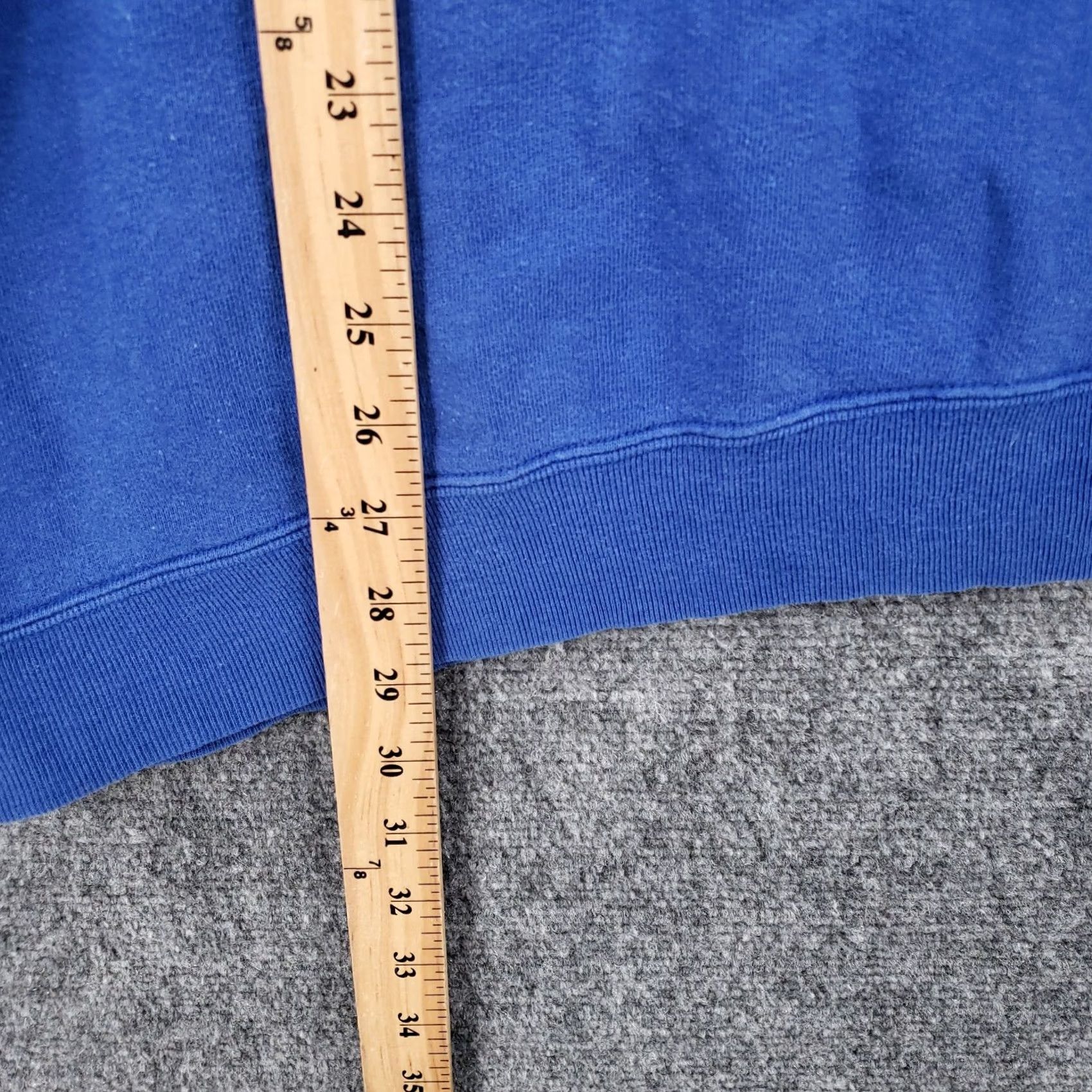 Vintage VINTAGE Columbia Sweater Mens XL Blue Fleece Lined 1/4 Zip Long Sleeve Knit Size US XL / EU 56 / 4 - 4 Thumbnail