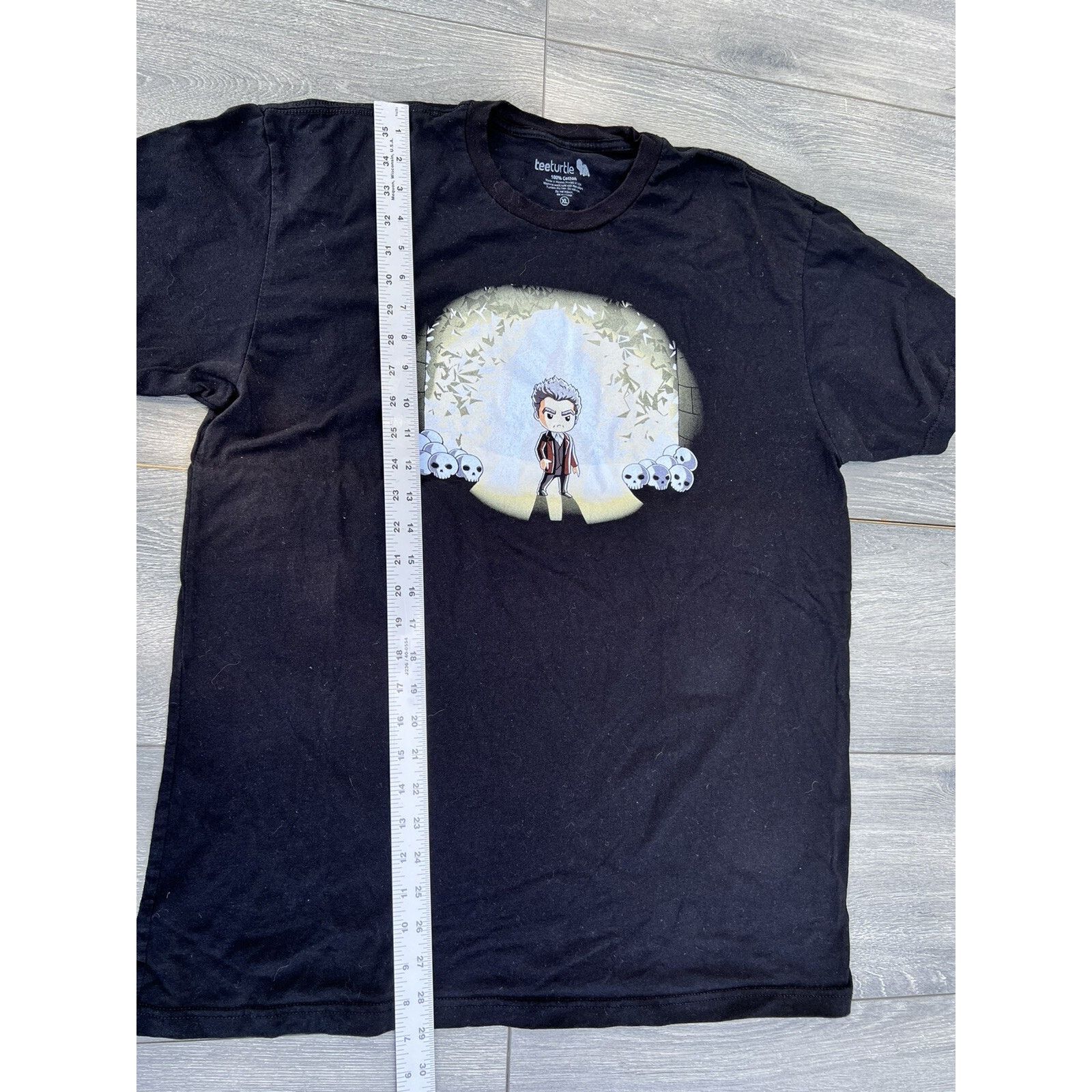 Teefury Teeturtle tee 100% cotton size XL black t shirt A000182 Size US XL / EU 56 / 4 - 5 Thumbnail