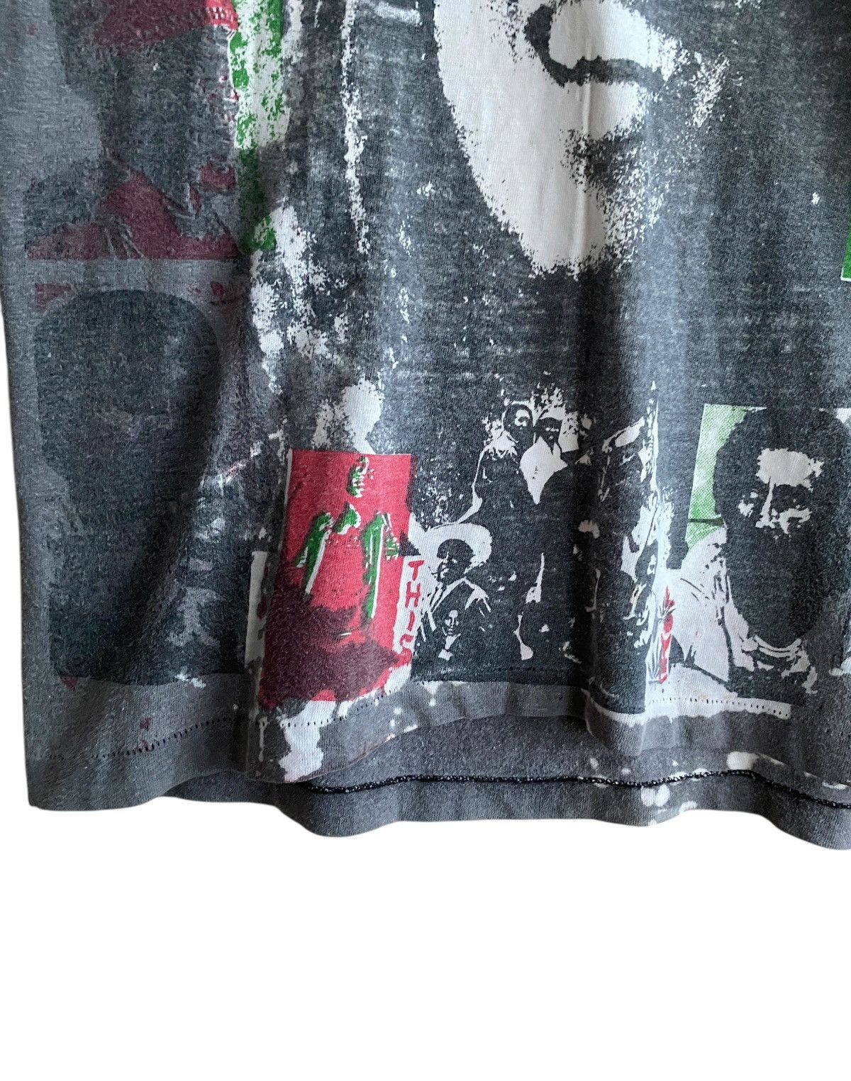 Band Tees Rare Vintage Bob Marley Mosquitohead Acid Wash T-shirt 1990s Size US L / EU 52-54 / 3 - 7 Thumbnail