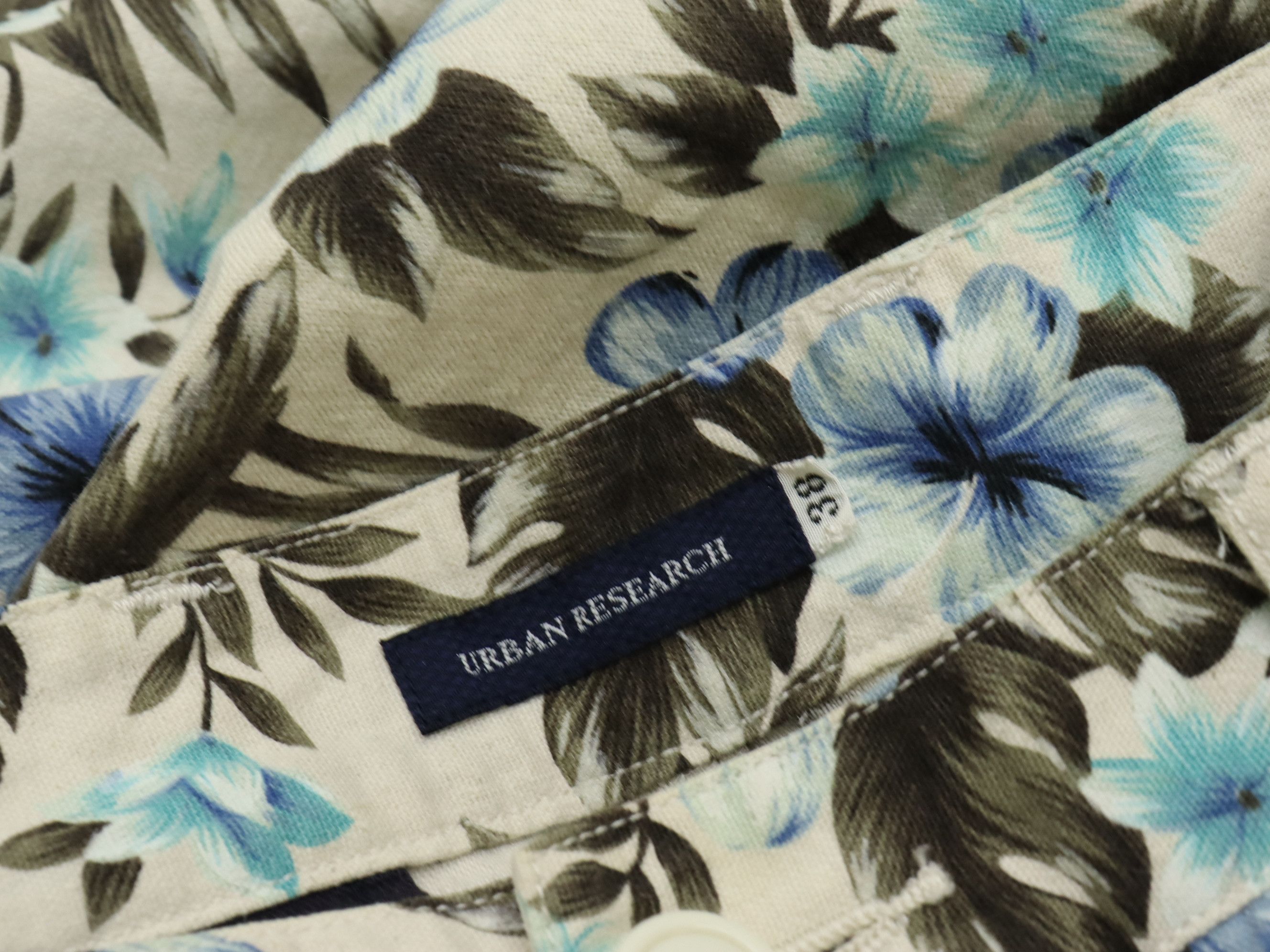 Japanese Brand × URBAN RESEARCH DOORS Urban Research Floral Motif Linen Cotton Blend Trouser Size US 31 - 10 Thumbnail