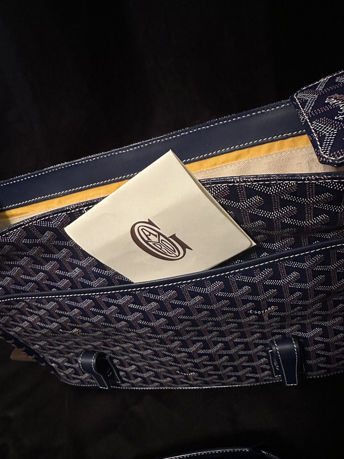 Goyard Grand Bleu GM Discotinued ‘Royal Blue/Navy’ Size ONE SIZE - 9 Thumbnail