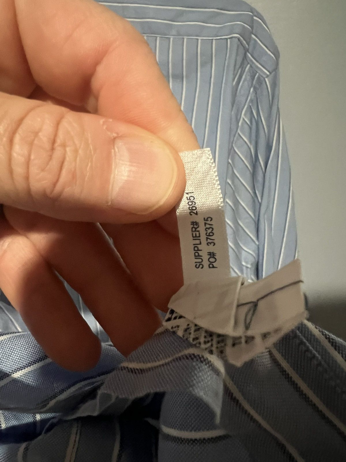 Polo Ralph Lauren Polo ‘Ralph Lauren’ Button Down 16-32/33 Striped Blue White Size US L / EU 52-54 / 3 - 7 Thumbnail