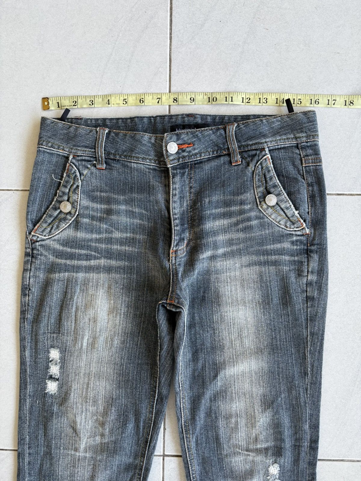 Japanese Brand Japanese Browdwin Johnpionir Flared Jeans Streetwear Denim Size US 32 / EU 48 - 3 Thumbnail