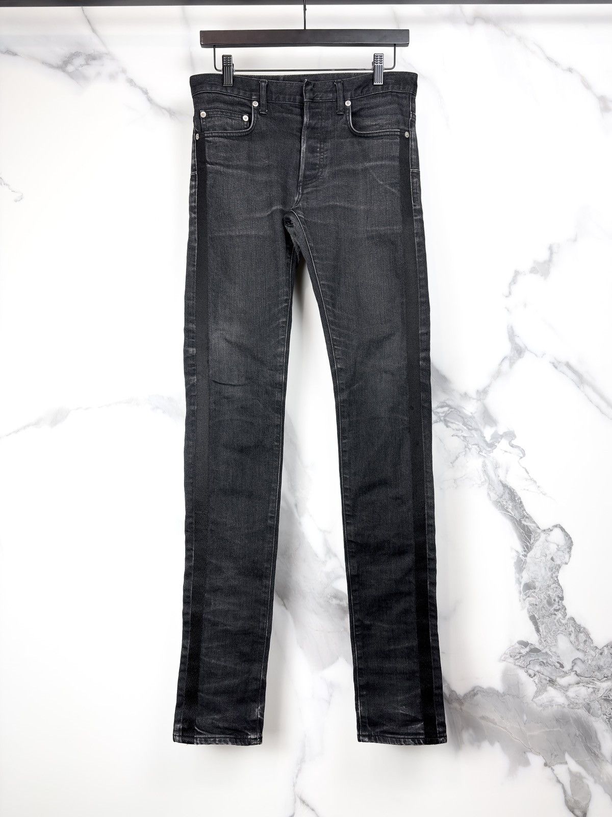 Dior × Hedi Slimane Dior Homme AW04 Faded Black Denim | Grailed