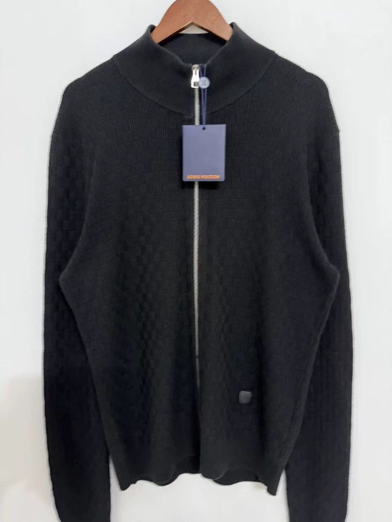 Louis Vuitton Louis Vuitton Black checkerboard chain jacket Size US L / EU 52-54 / 3 - 2 Thumbnail