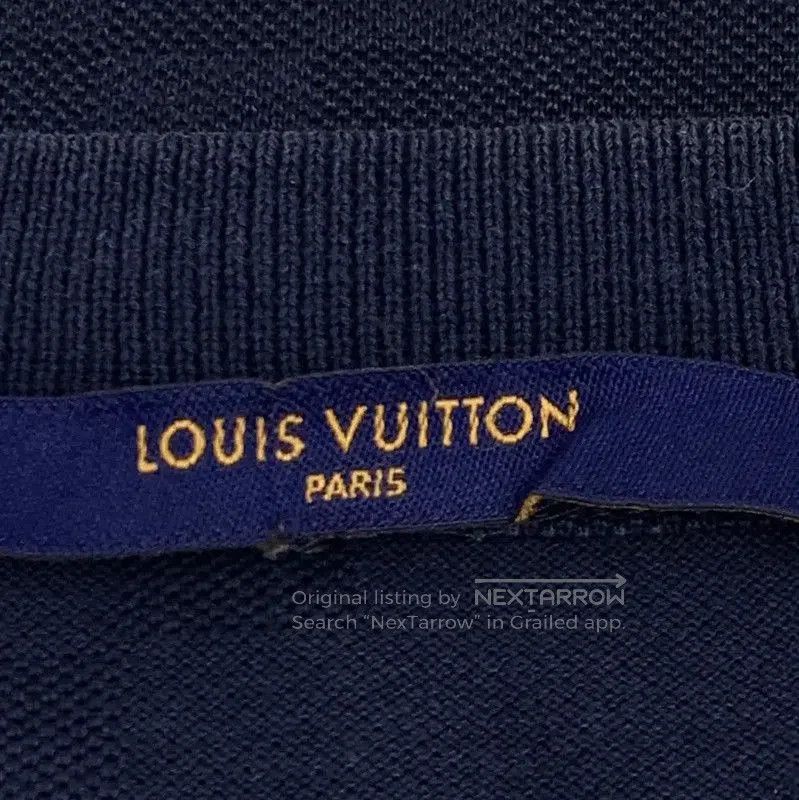 Louis Vuitton Louis Vuitton Blue Cotton XXL Men's T-Shirt . Size US XXL / EU 58 / 5 - 6 Thumbnail