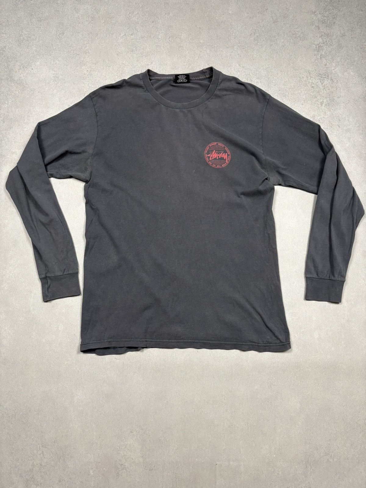 Stussy Vintage Stussy Y2K Long Sleeve Shirt Big Logo Skateboarding Size US M / EU 48-50 / 2 - 2 Thumbnail