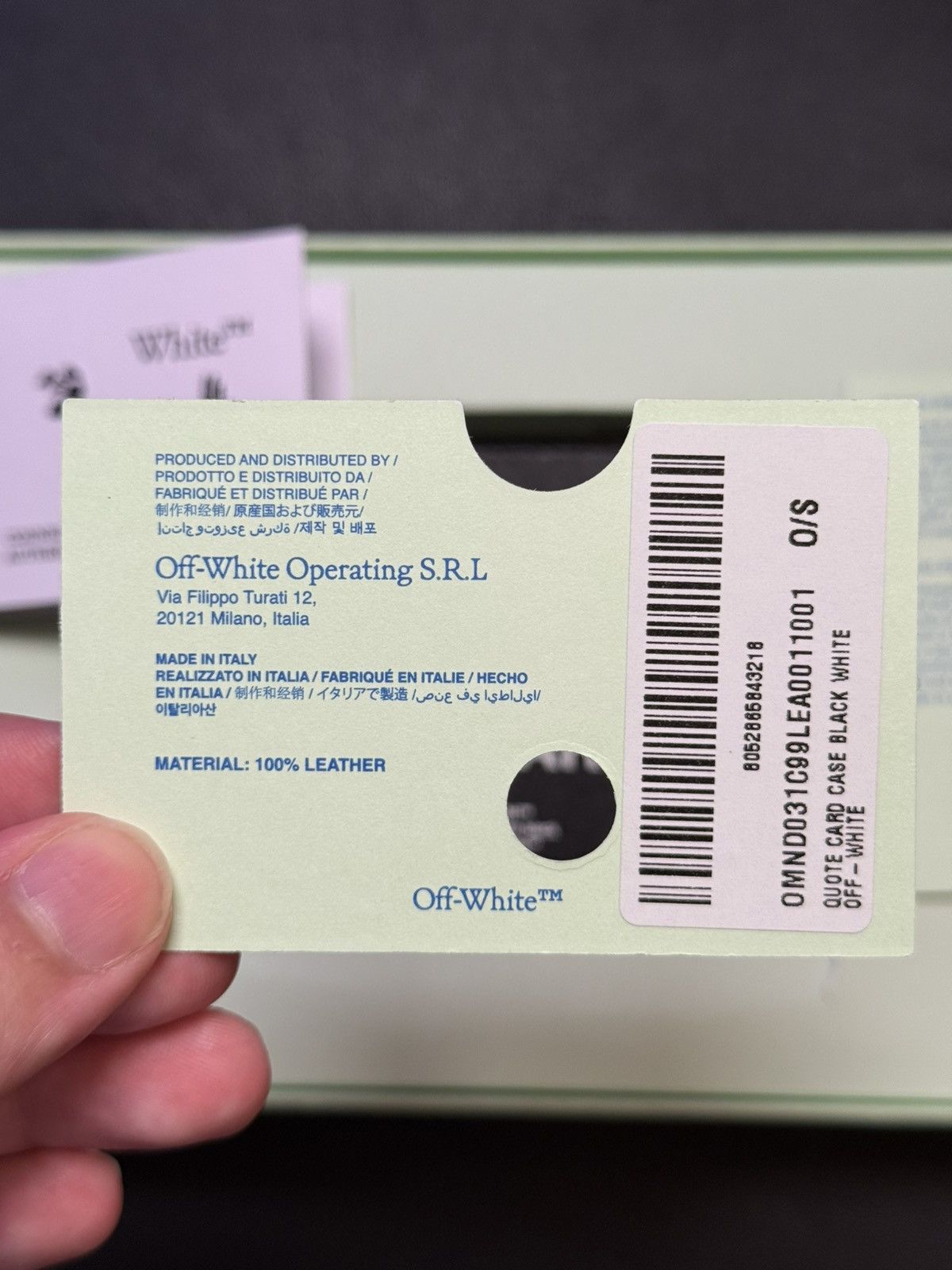 Off-White Off-White “FOR CARDS” Card Holder Black Size ONE SIZE - 11 Thumbnail