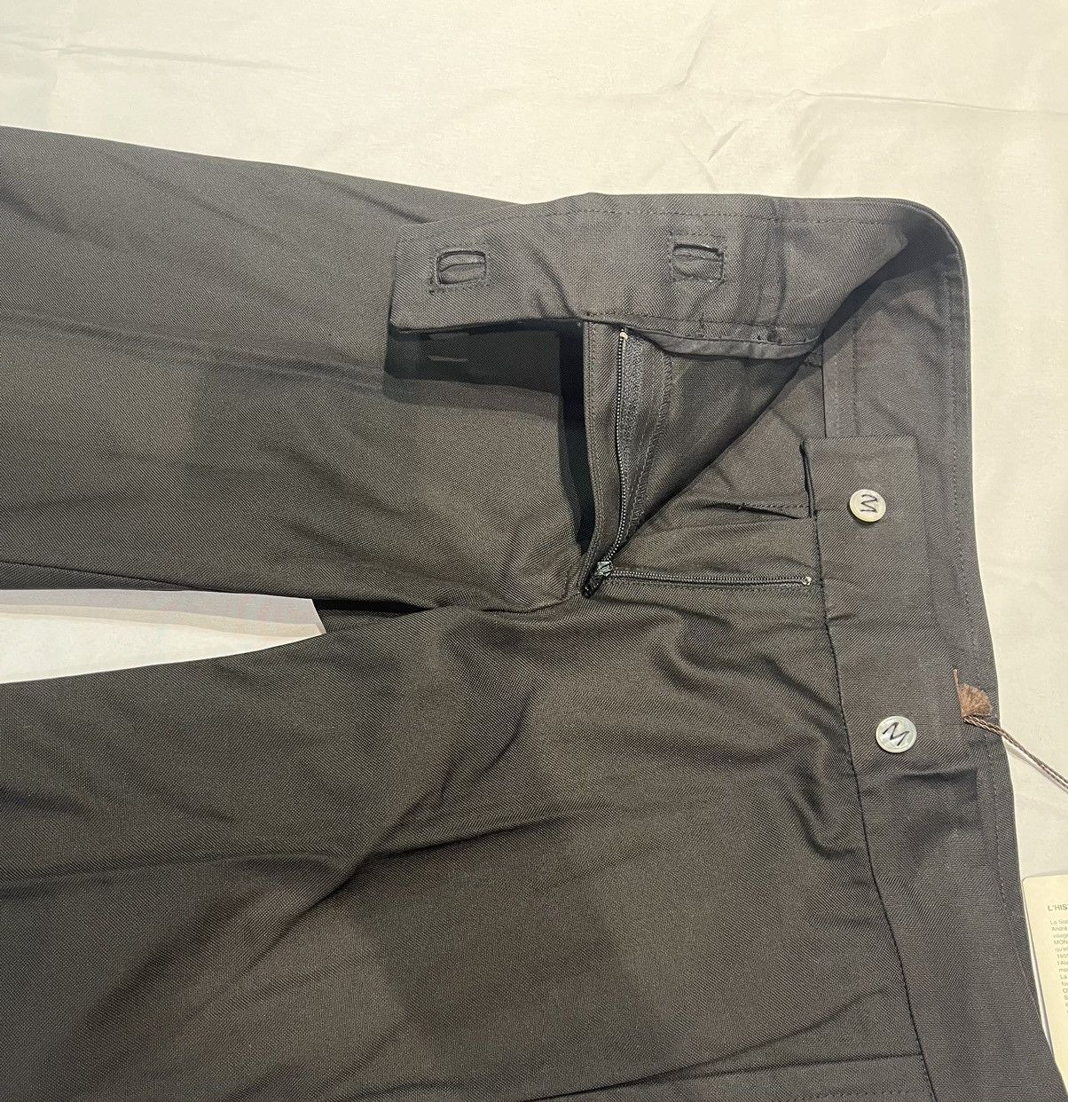 Moncler × Vintage Moncler Ladies’ Black Cotton Trouser Pants Unworn Y2K Size 27" / US 4 / IT 40 - 4 Thumbnail