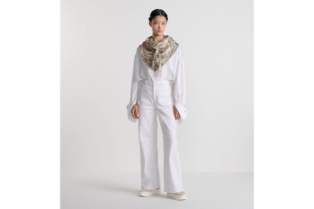 Dior o1bcso1str0226 Size:OS/Chardons Shawl in Beige/Powder Pink Size ONE SIZE - 4 Thumbnail