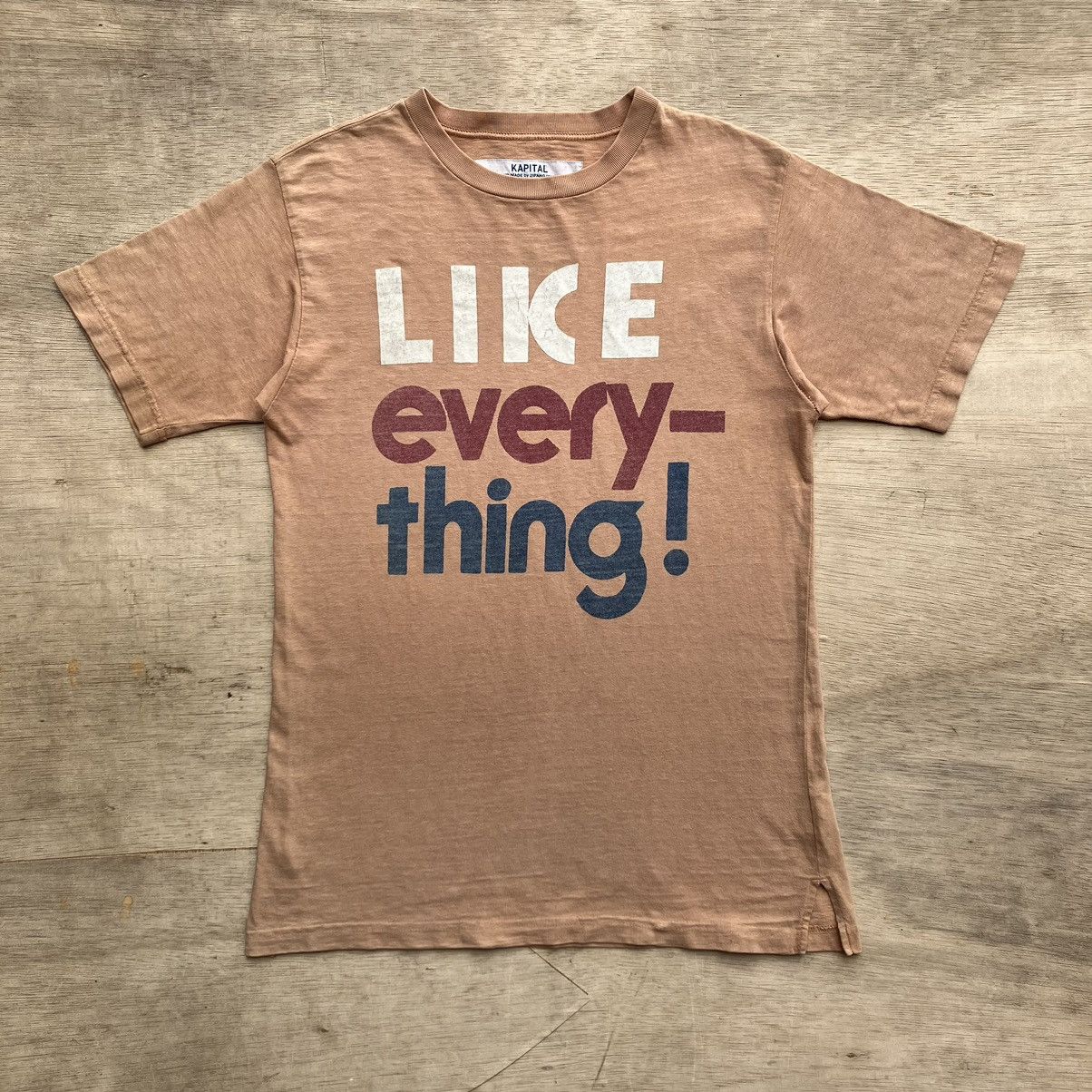 Kapital Kountry KAPITAL LIKE EVERY - THING! SHORT SLEEVE TEE Size US S / EU 44-46 / 1 - 2 Thumbnail