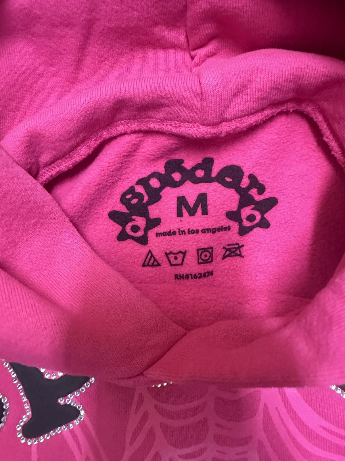 Sp5der Sp5der Legacy Hoodie Pink (M) Size US M / EU 48-50 / 2 - 4 Thumbnail