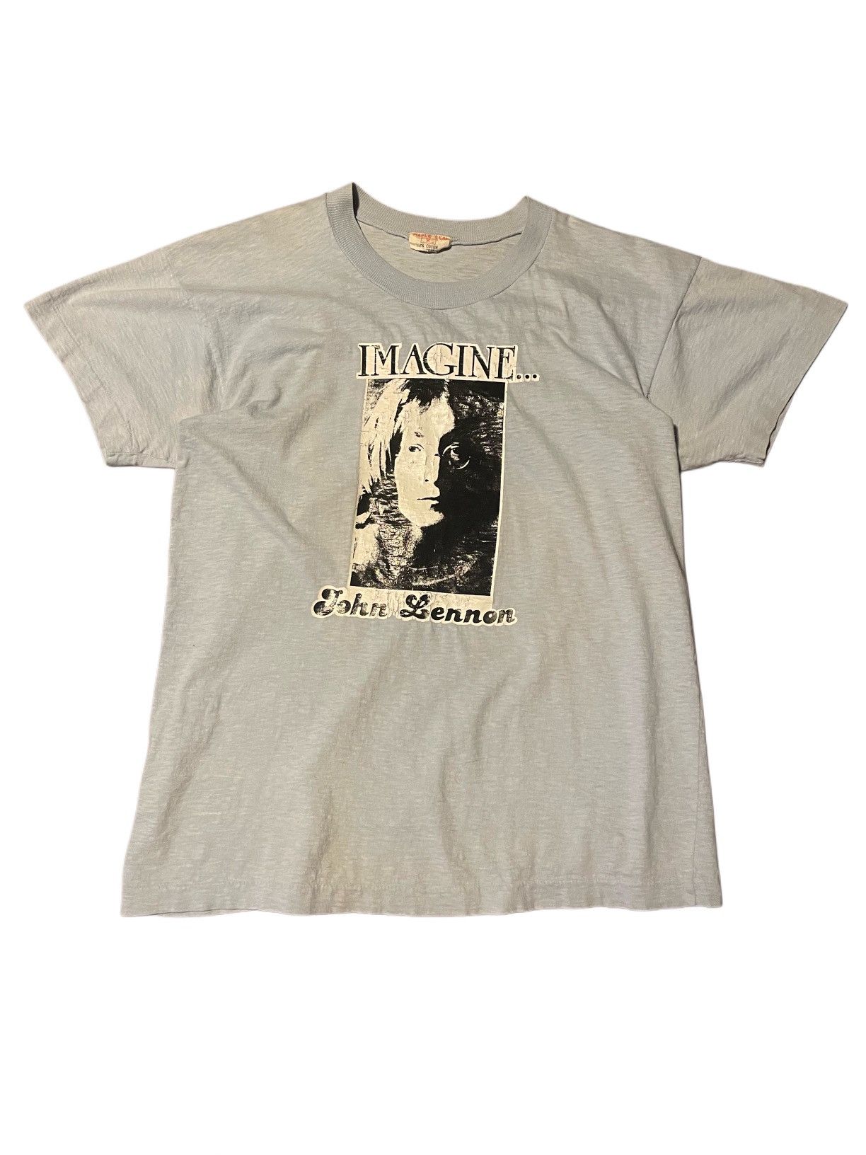 Band Tees 1960s-70s Grail John Lennon Imagine Pre Tee shirt Size US S / EU 44-46 / 1 - 1 Thumbnail