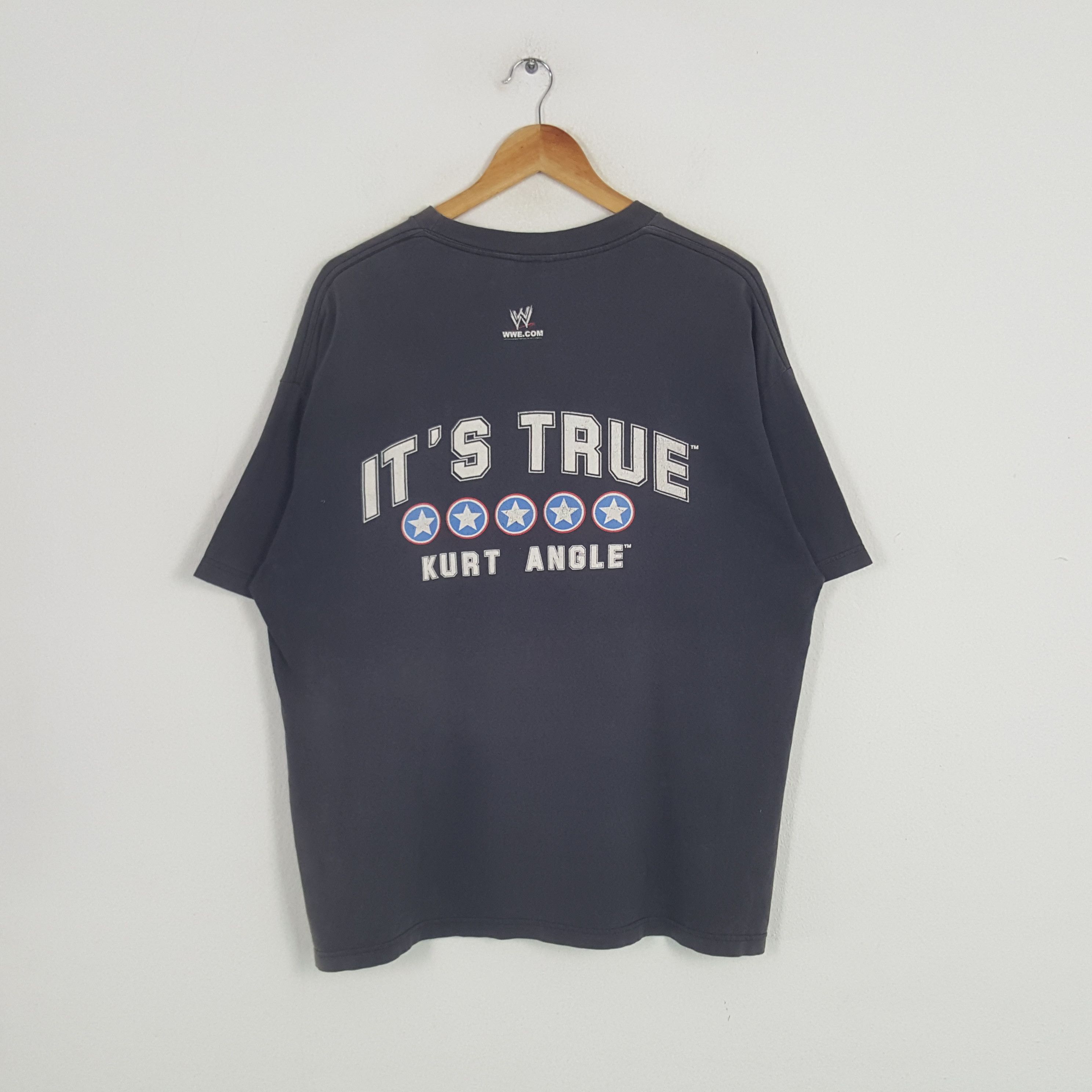 Vintage Vintage Kurt Angle you suck WWE American Wrestling Tshirt Size US XL / EU 56 / 4 - 3 Thumbnail