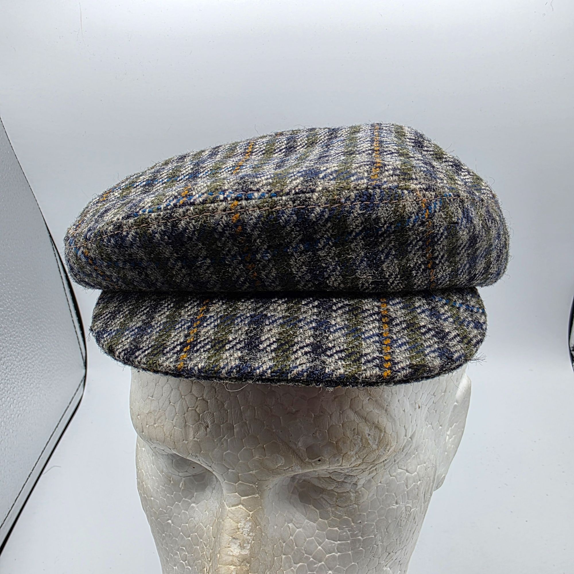 Other Scottish Cheviot Cloth Wool Newsboy Cap By Teviotex Hawick A Size ONE SIZE - 1 Thumbnail