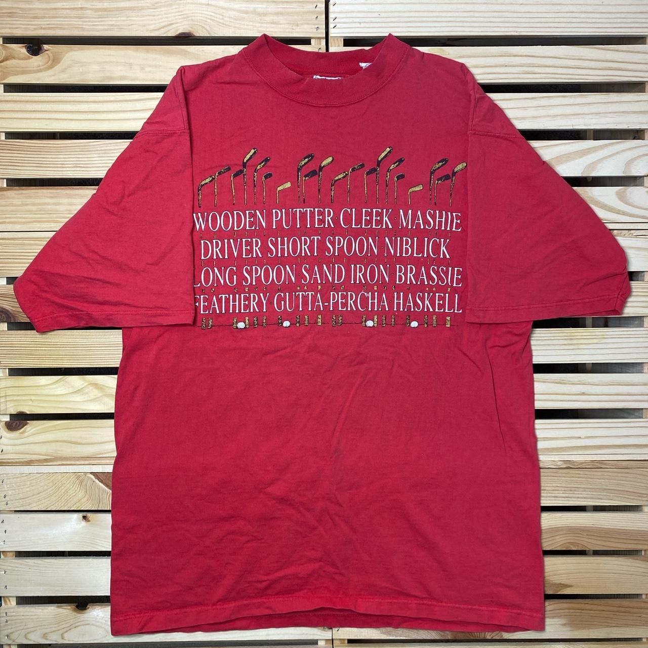 Other Vintage Golf Clubs Red Golfing Tee Size Large Size US L / EU 52-54 / 3 - 1 Thumbnail
