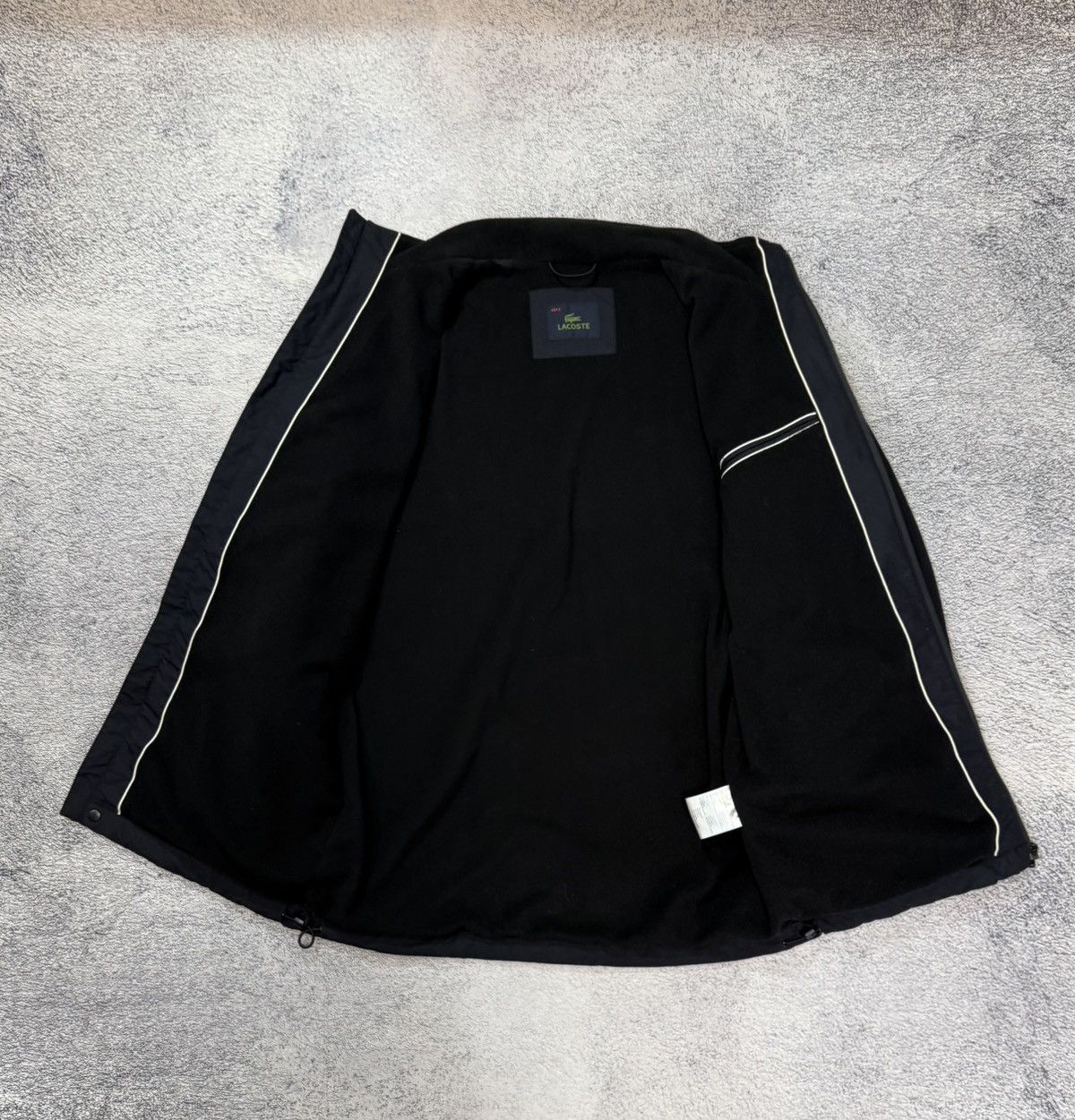 Lacoste Lacoste Parka Jacket 48/3 Men Black Fleece Lined Pocket Logo Size US M / EU 48-50 / 2 - 10 Thumbnail