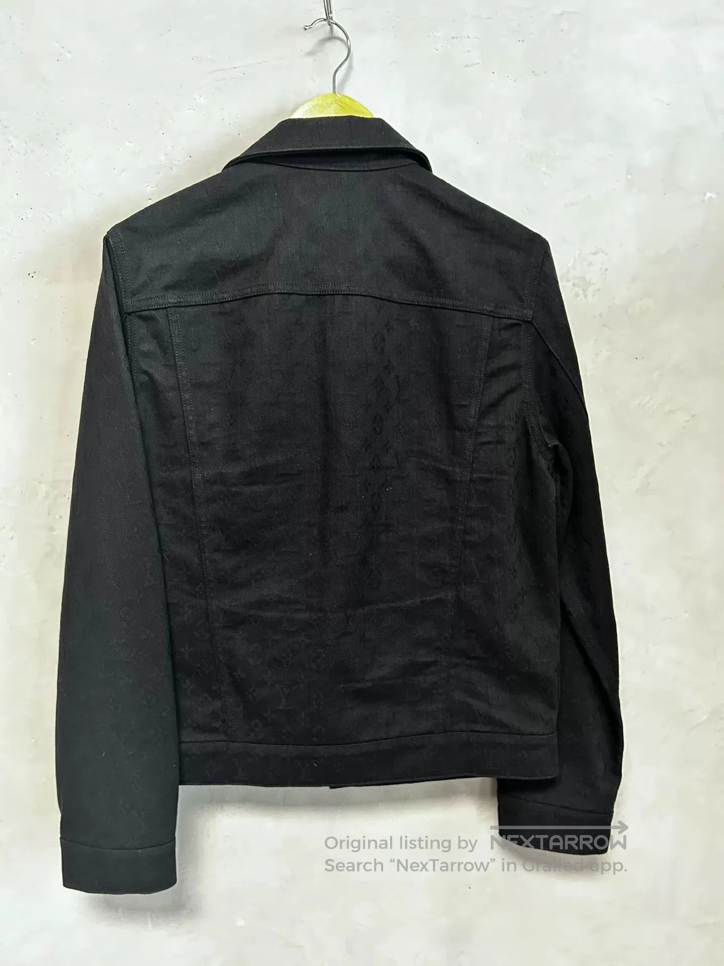 Louis Vuitton Louis Vuitton Black Patterned Denim Jacket. Size US S / EU 44-46 / 1 - 2 Thumbnail