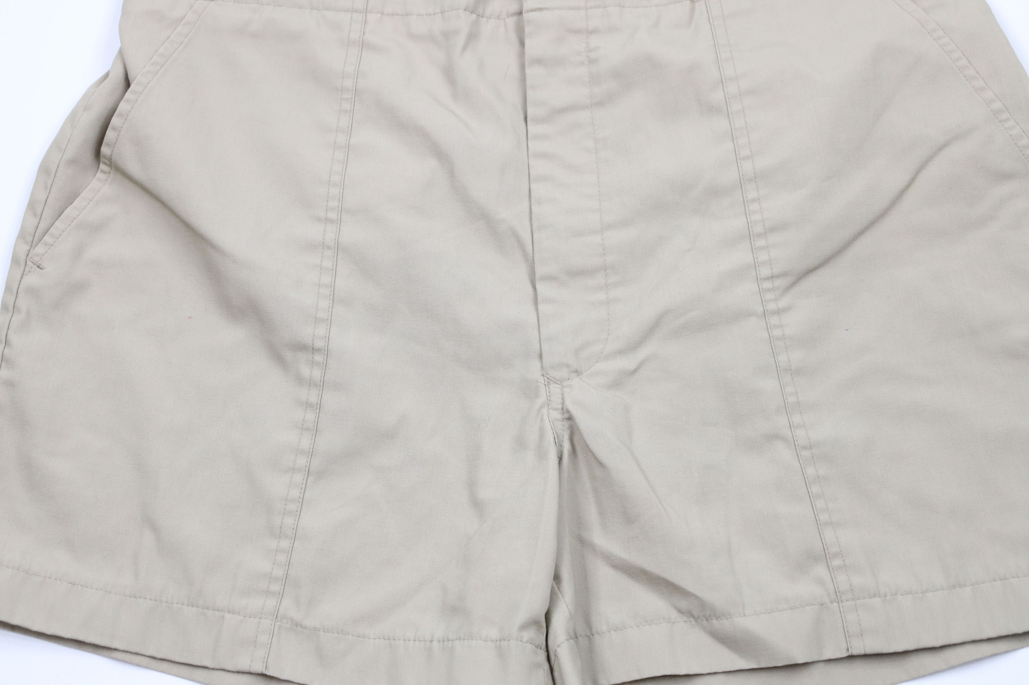 Vintage Vintage 70s Streetwear Out Hawaii Above Knee Shorts Beige Size US 40 / EU 56 - 3 Thumbnail