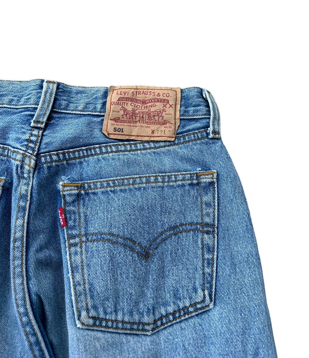 Levi's Vintage Levi’s 501 denim jeans Size US 27 - 2 Thumbnail