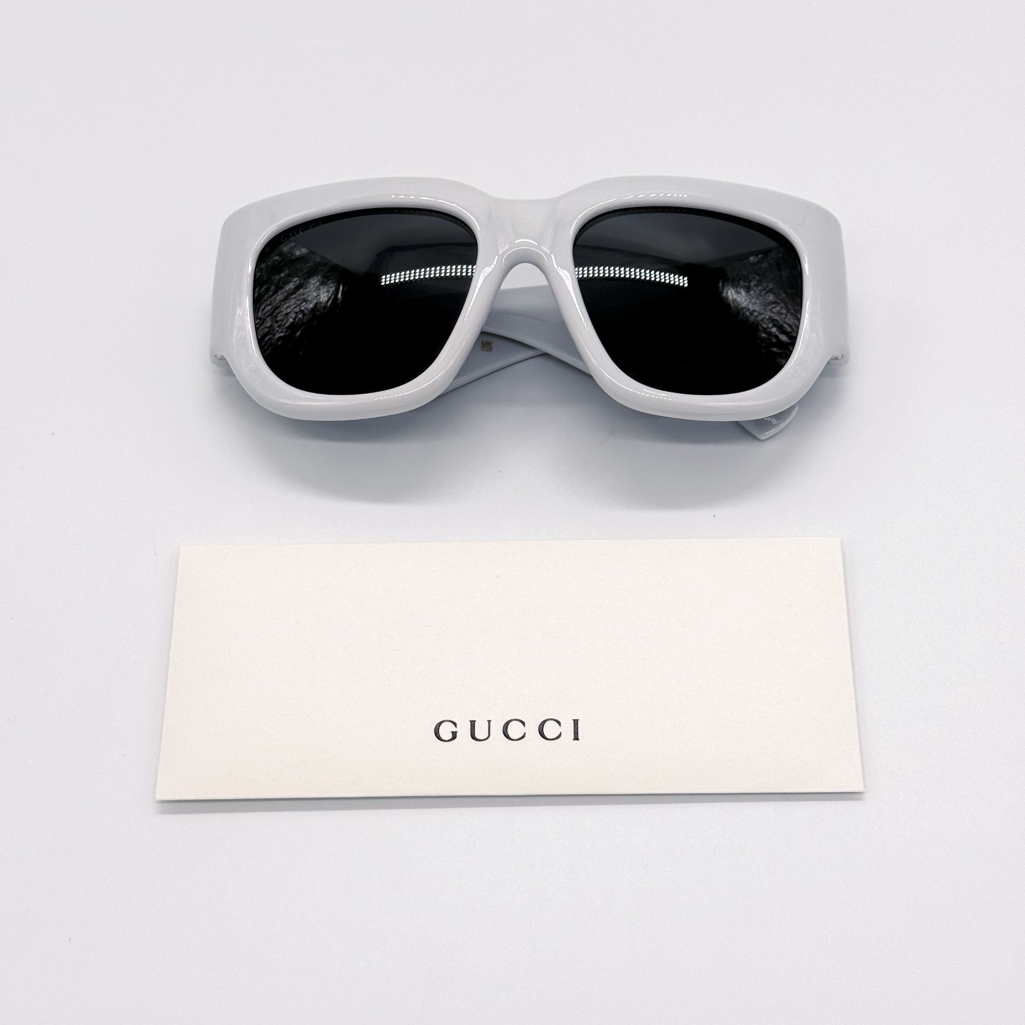 Gucci NEW GUCCI GG1545S 003 SQUARE LIGHT GREY WOMEN SUNGLASSES GUC Size ONE SIZE - 12 Thumbnail