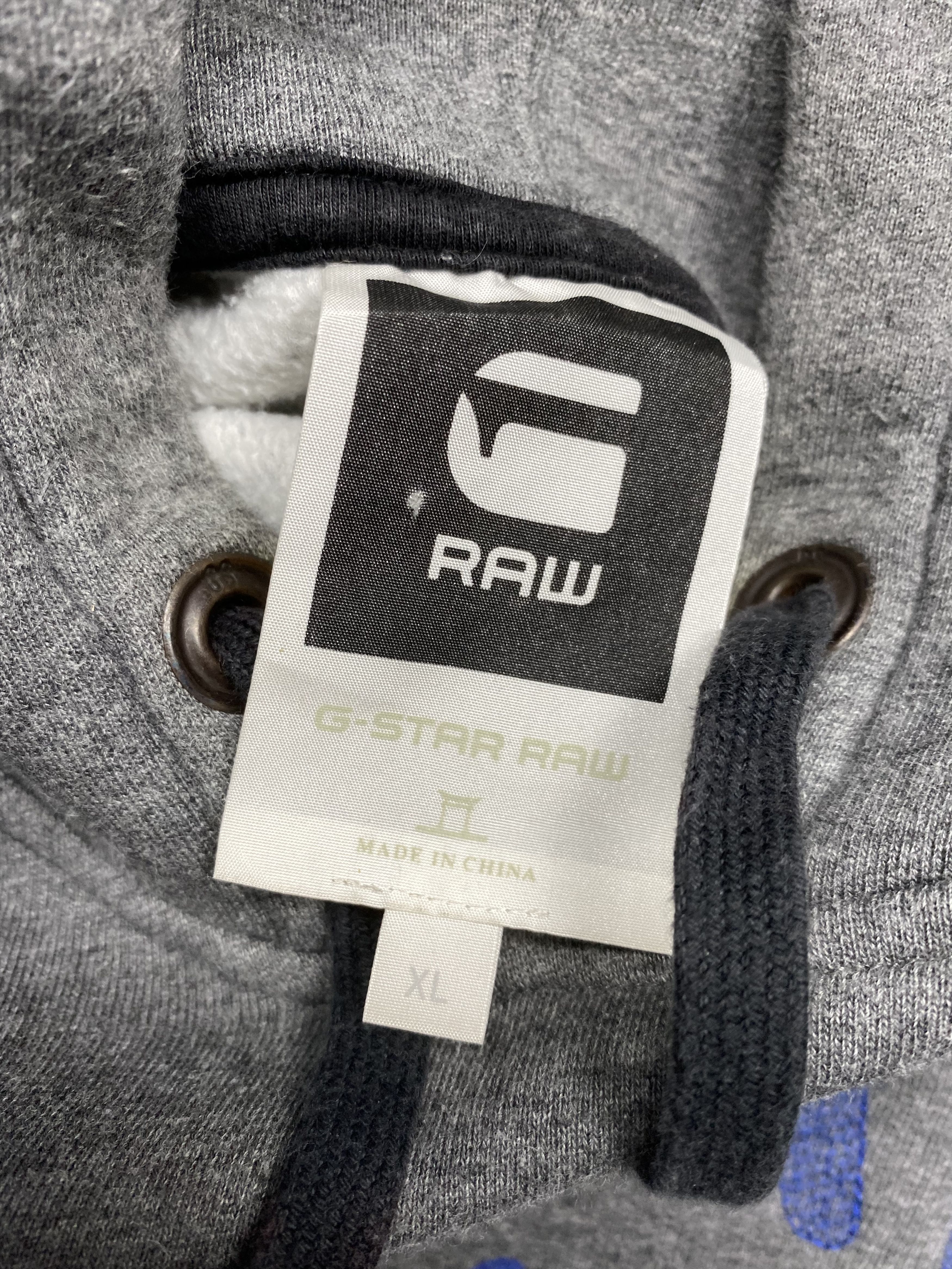G-Star G Star Raw Vintage Mens Big Logo Hoodie Size US XL / EU 56 / 4 - 4 Thumbnail