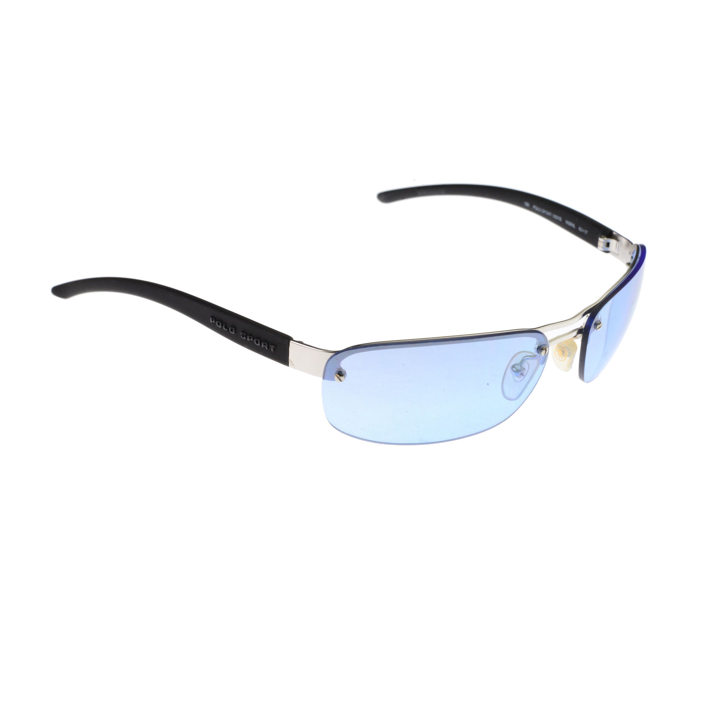 Polo Ralph Lauren × Vintage Ralph Lauren Polo Sport '90s Rimless Blue Sunglasses Size ONE SIZE - 2 Thumbnail
