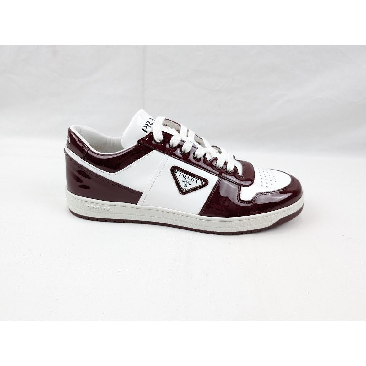 Prada o1rshd1 Low top Sneakers in Bordeaux/Bianco Size US 11.5 / EU 44-45 - 2 Thumbnail
