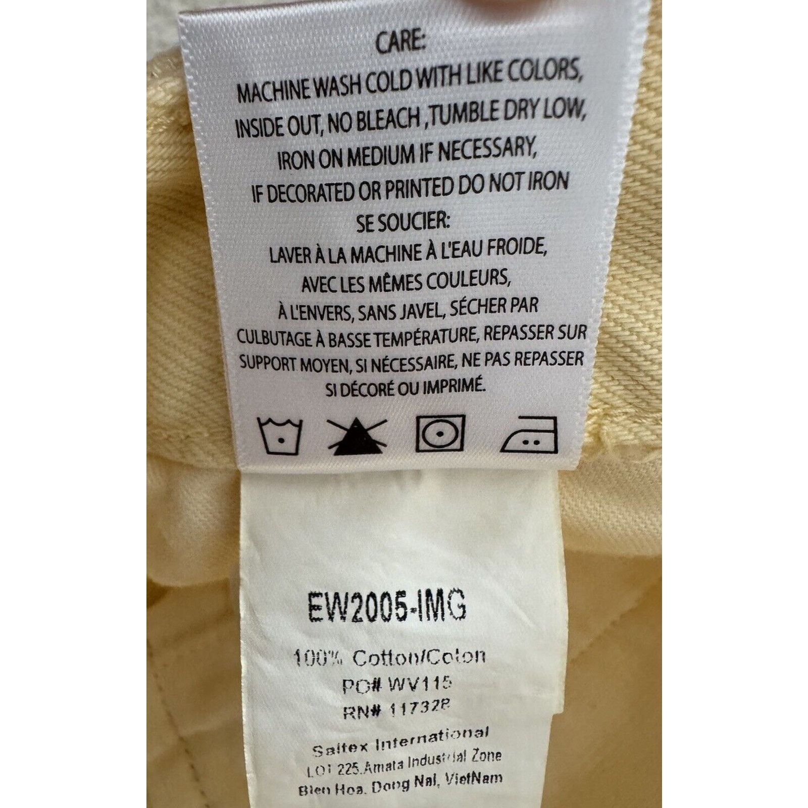 Edwin EDWIN Maiia Cropped Wide leg yellow Jeans Large New $228 Size 37" - 13 Thumbnail