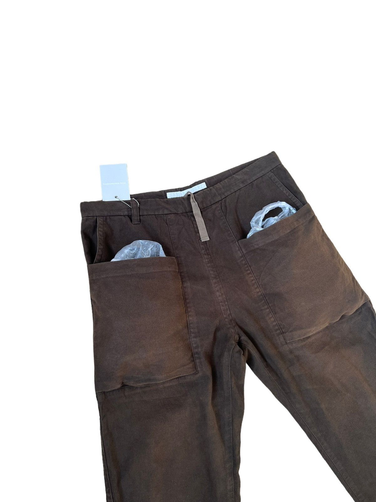 White Mountaineering NWT “Used Look“ Sun Fade Suede Cotton Crop Pant Huge Pocket Size US 30 / EU 46 - 7 Thumbnail