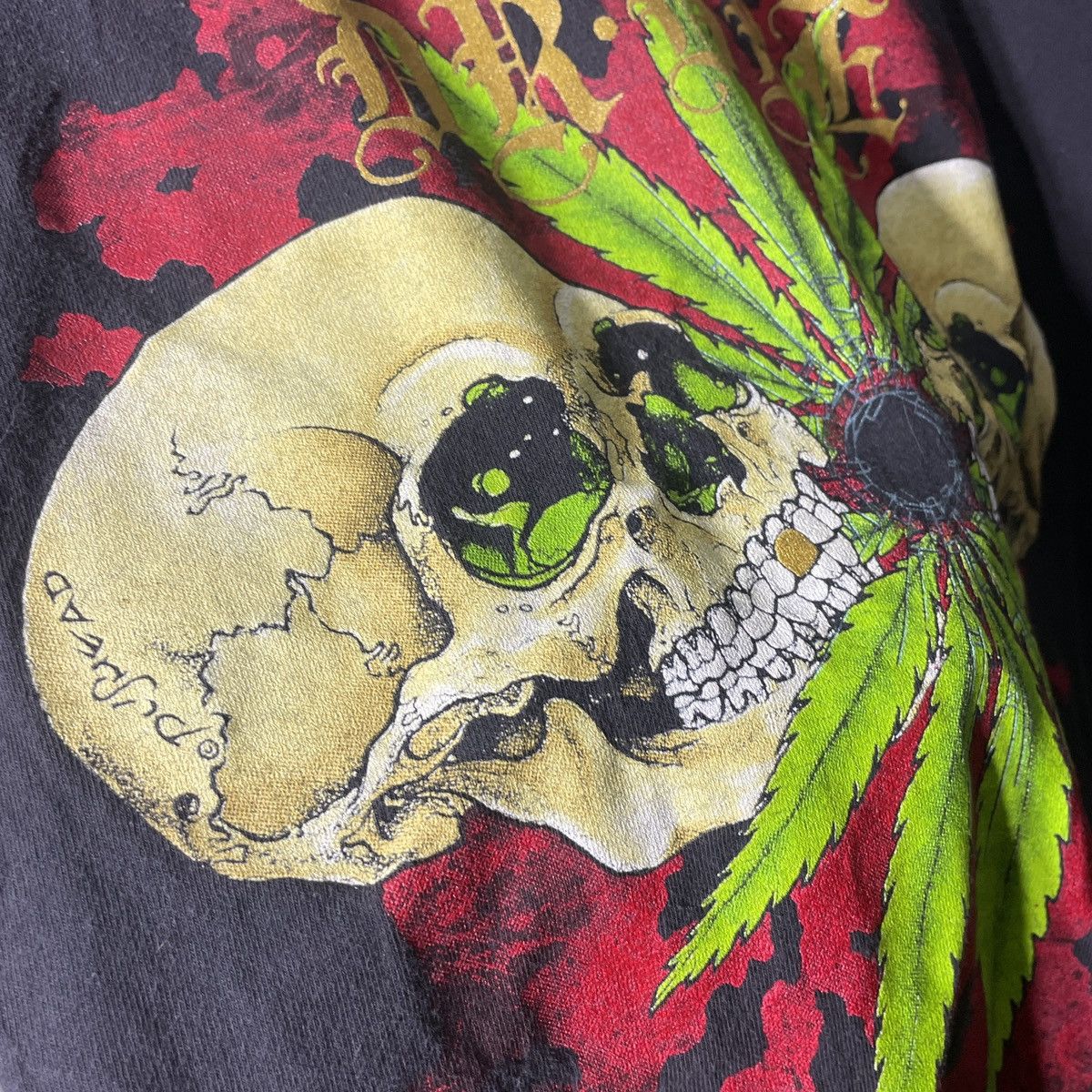Band Tees × Vintage Vintage 1994 dr Dre the chronic test Pushead shirt Size US L / EU 52-54 / 3 - 4 Thumbnail