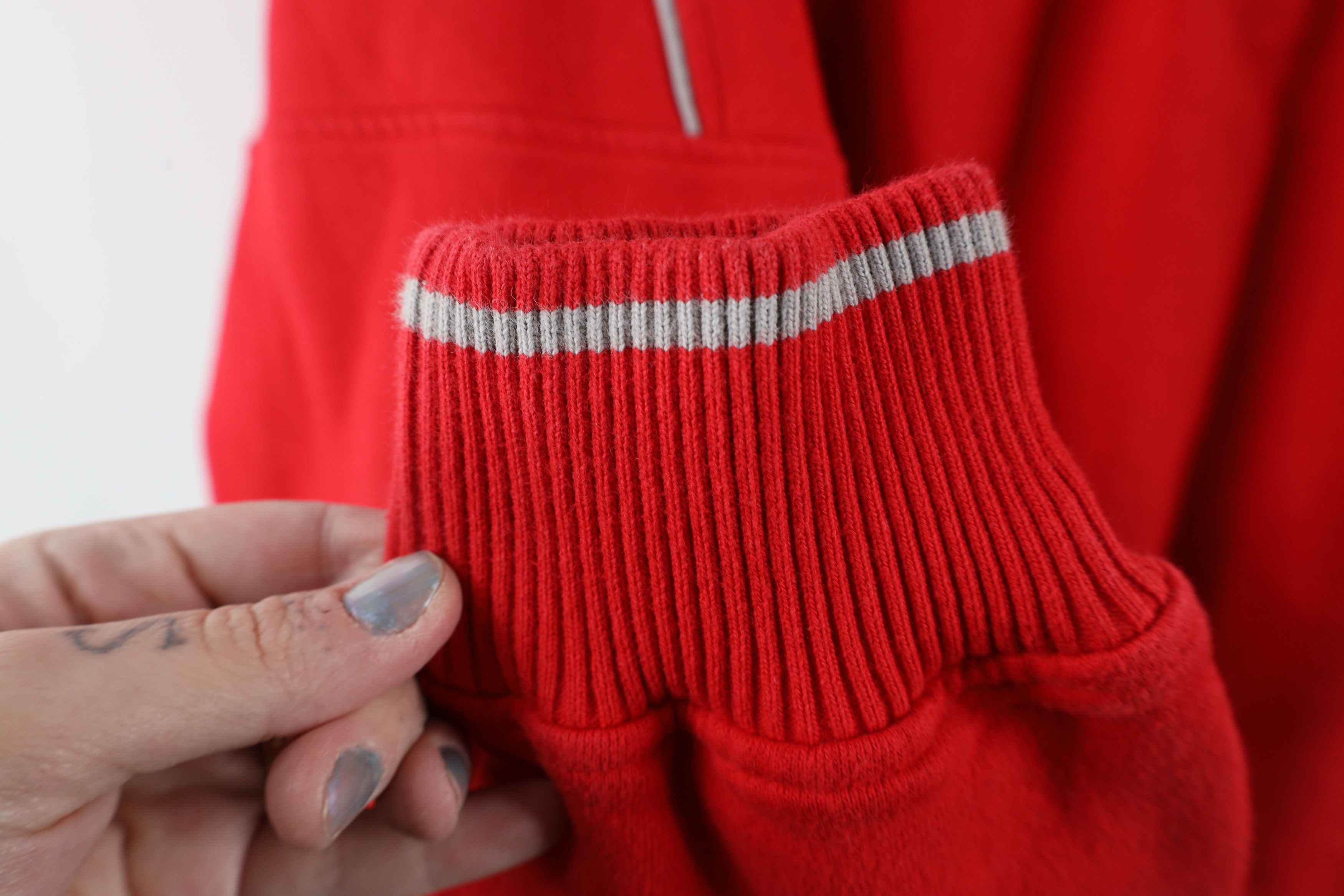 Nike × Vintage Vintage Nike Swoosh Ohio State University Sweatshirt Red Size US XL / EU 56 / 4 - 6 Thumbnail