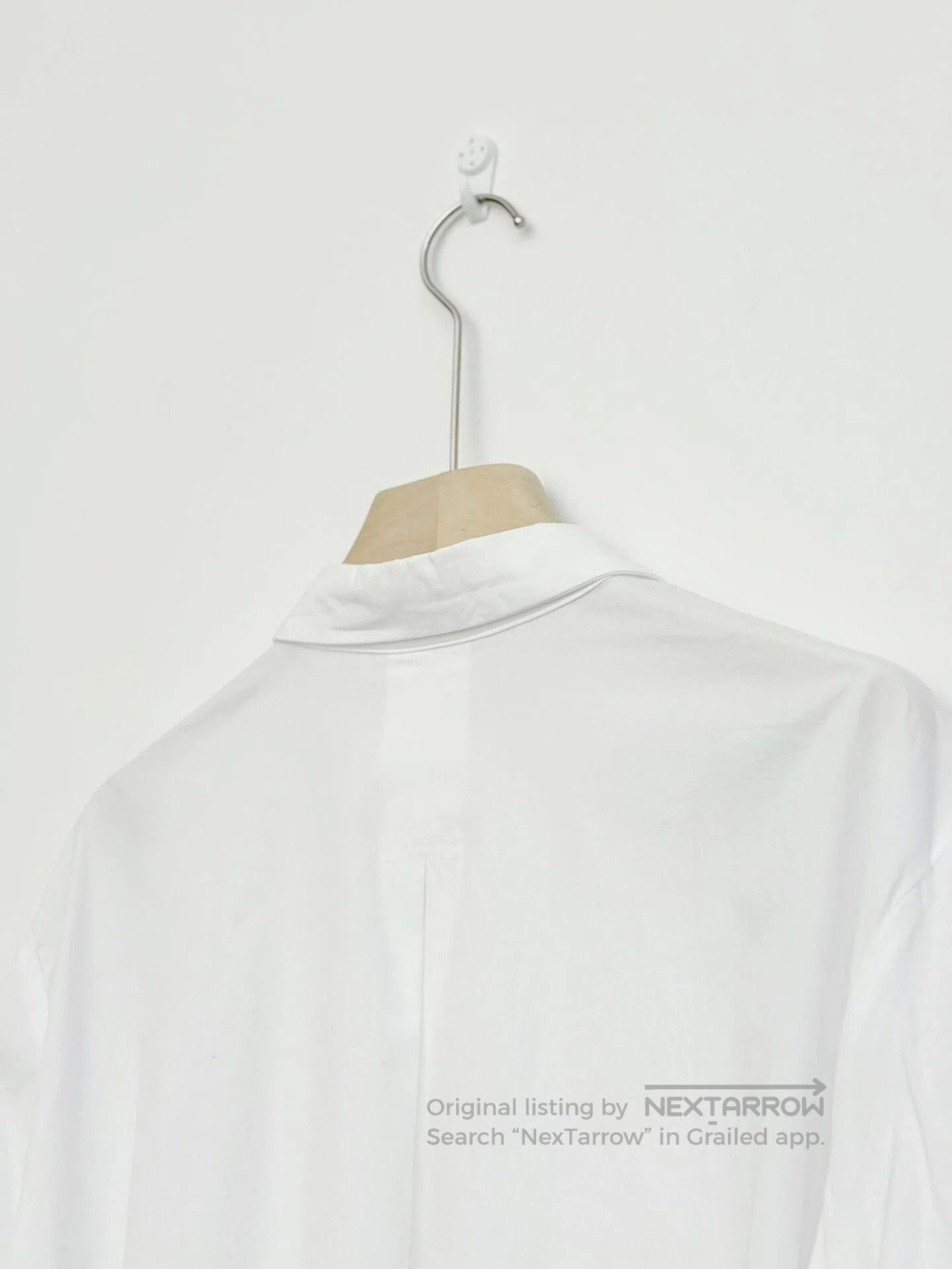 Yohji Yamamoto Yohji Yamamoto White Asymmetrical Shirt. Size L / US 10 / IT 46 - 4 Thumbnail