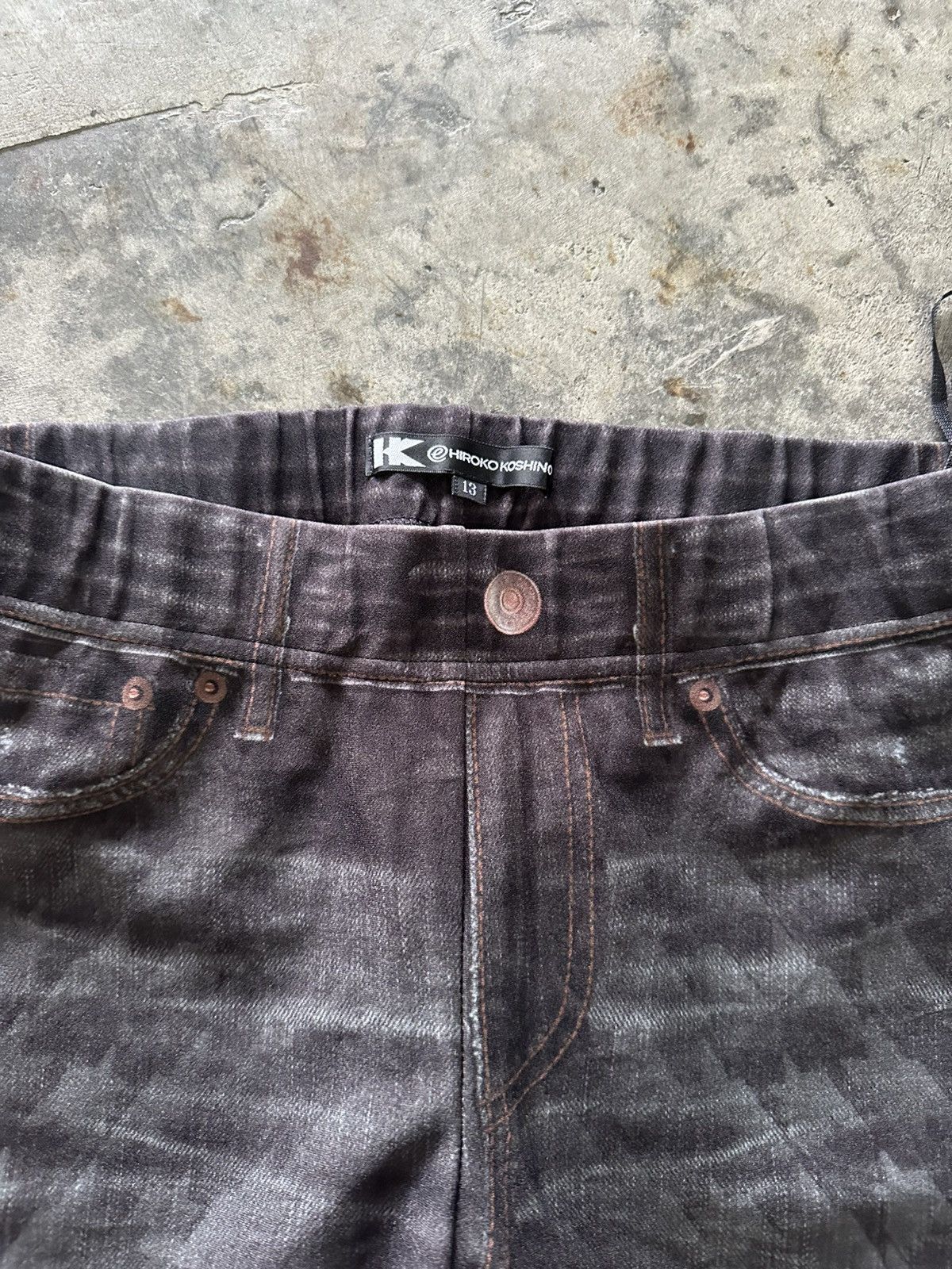 Hiroko Koshino Homme Hiroko Koshino Legging Pant Size 28" / US 6 / IT 42 - 4 Thumbnail