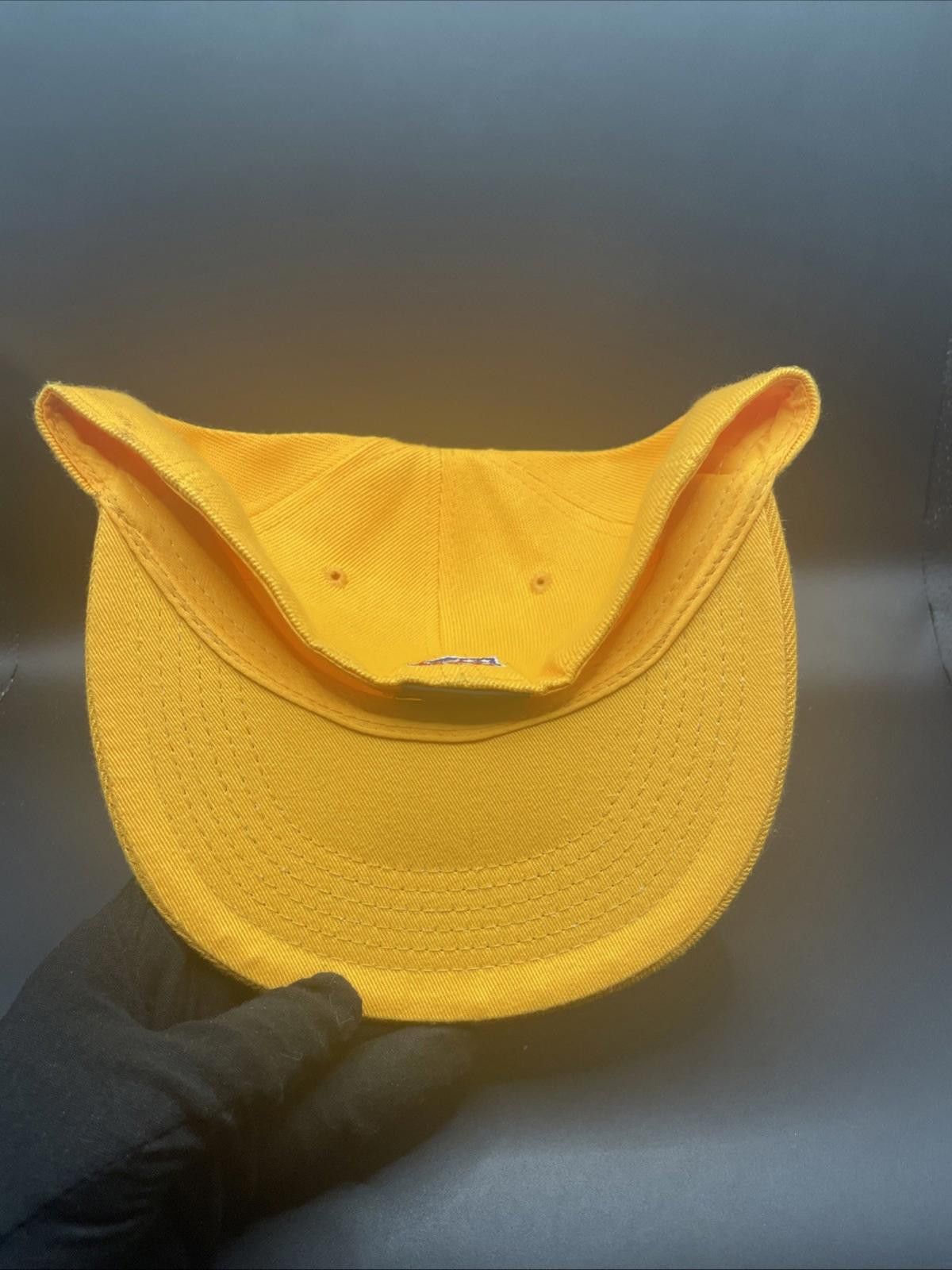 Logo 7 90’s Pittsburgh Steelers Yellow Hat Cap Snap Back Size ONE SIZE - 2 Thumbnail