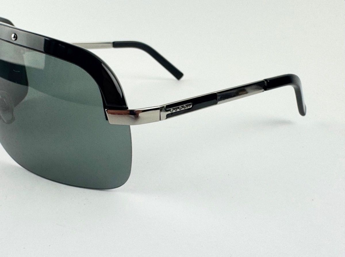 Gucci GUCCI BLACK SHIELD SUNGLASSES Size ONE SIZE - 2 Thumbnail