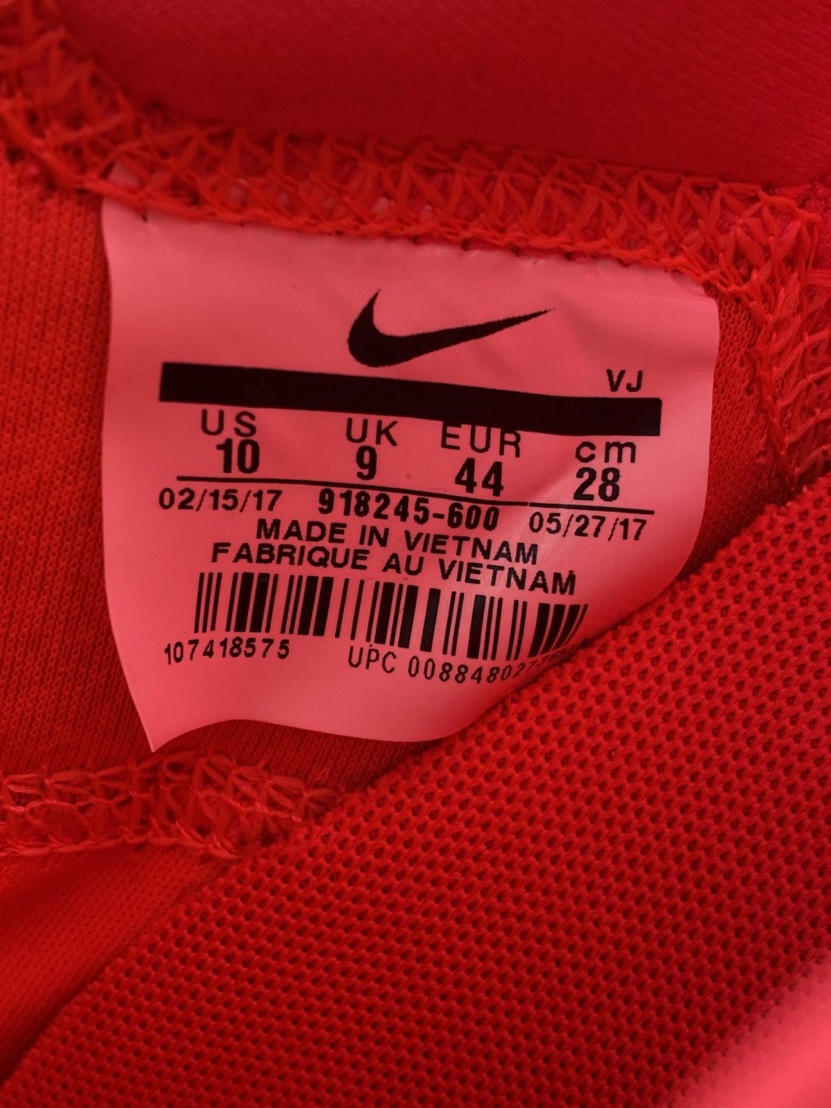 Nike × Vintage Size 10 - Nike Roshe Two SE Gym Red Size US 10 / EU 43 - 7 Thumbnail