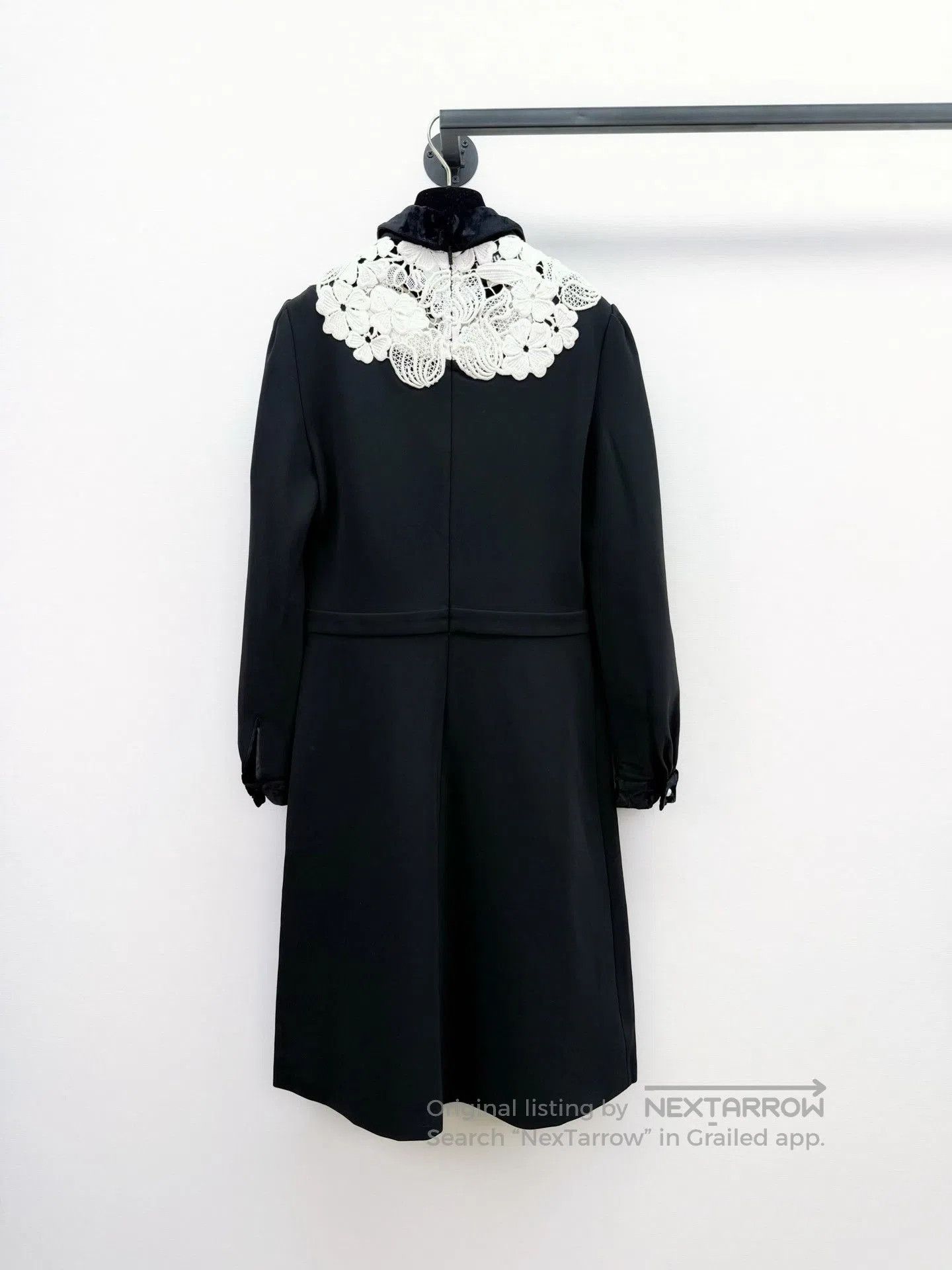 Gucci Gucci Black Lace Peter Pan Collar Dress. Size M / US 6-8 / IT 42-44 - 6 Thumbnail