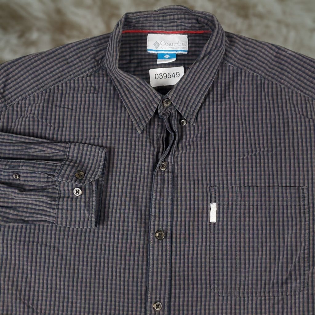 Vintage Columbia Shirt Mens XL Gray Check Button-Up Long Sleeve Casual Shirt XL Gray Columbia Button-Down Classic Mens Size US XL / EU 56 / 4 - 1 Thumbnail