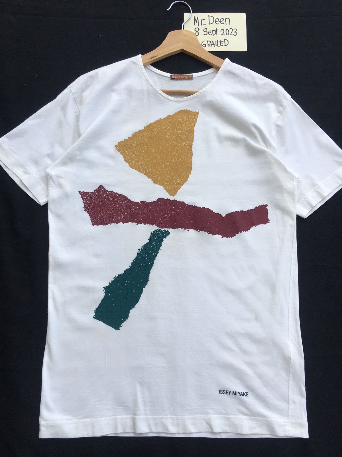Issey Miyake Rarest Vintage 90s Issey Miyake Art Paints Tshirt Size US M / EU 48-50 / 2 - 7 Thumbnail