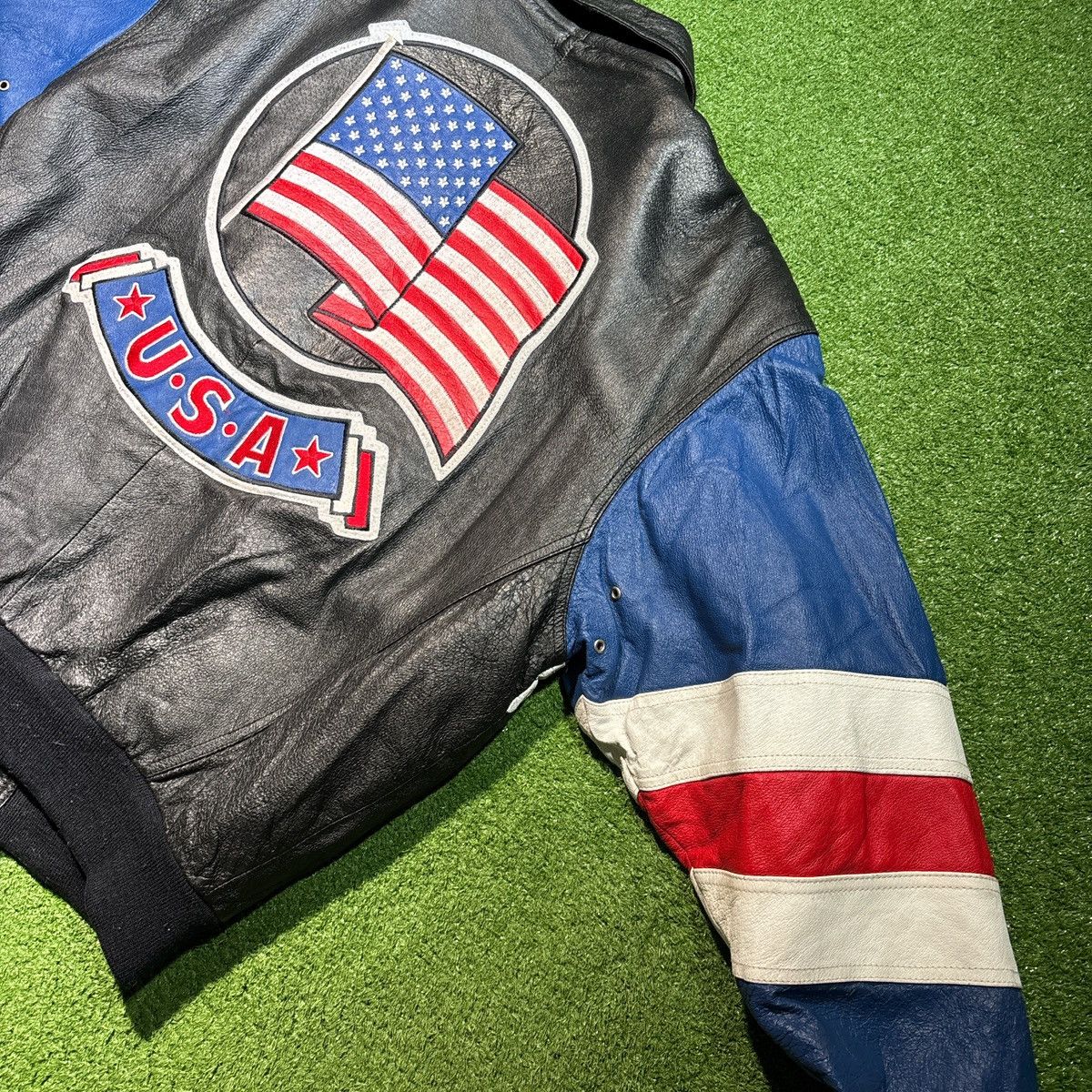 Wilsons Leather Vintage full zip USA leather jacket Size US XL / EU 56 / 4 - 3 Thumbnail