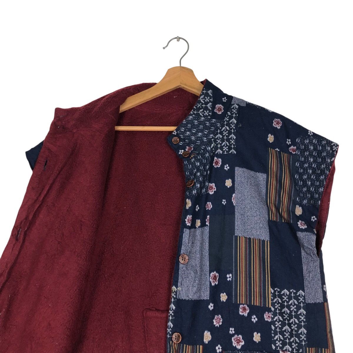 Japanese Brand × Vintage 📌Vintage Renge Vest Traditional Japan Design Native Aztec Size US L / EU 52-54 / 3 - 13 Thumbnail