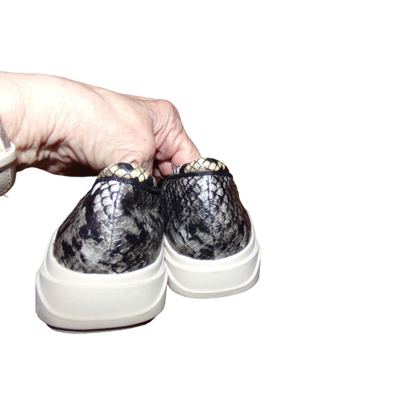 Franco Sarto Franco Sarto Metta reptile print lug sole loafers 6 M Size US 6 / IT 36 - 5 Thumbnail